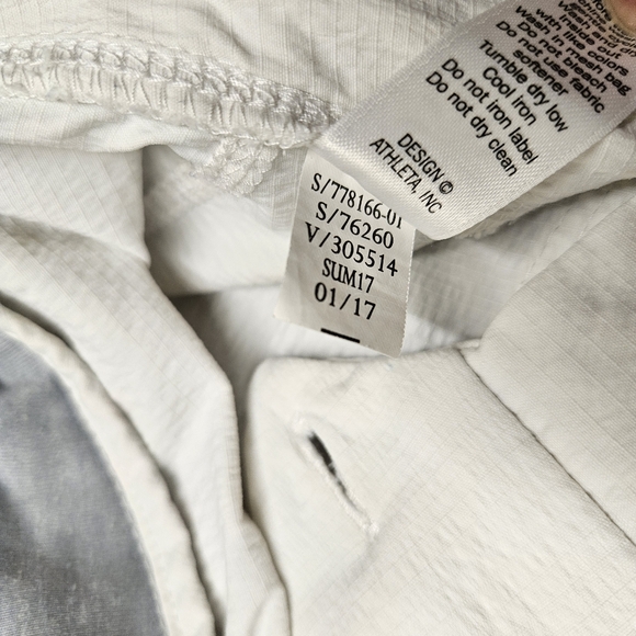 Athleta Trekkie Cropped Hiking Pants Womens 4P White Style 76260 - Picture 3 of 9